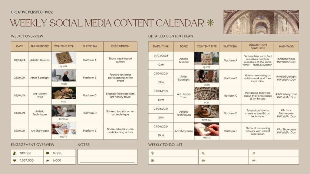 AI-Powered Content Planning Tools Displayed on a Tablet