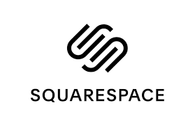 Squarespace homepage on a tablet device